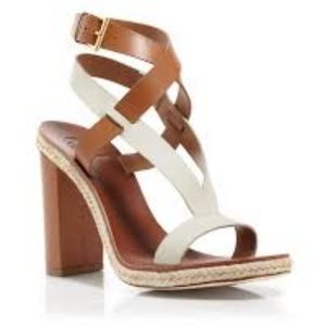 Tory Burch sandals Marbella two tone sz 7M